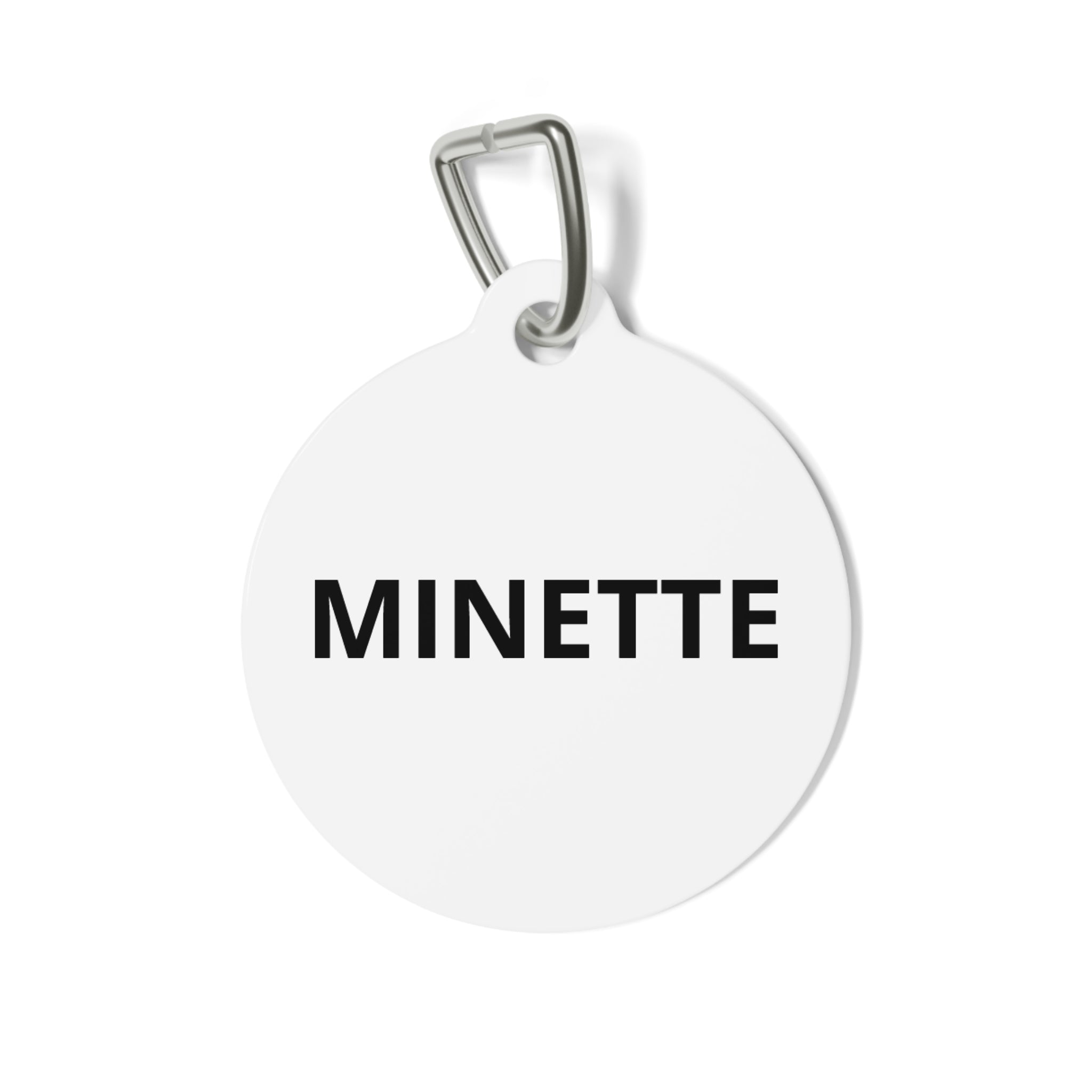 Médaille Chat GRIFFÉ Gravée Personnalisable