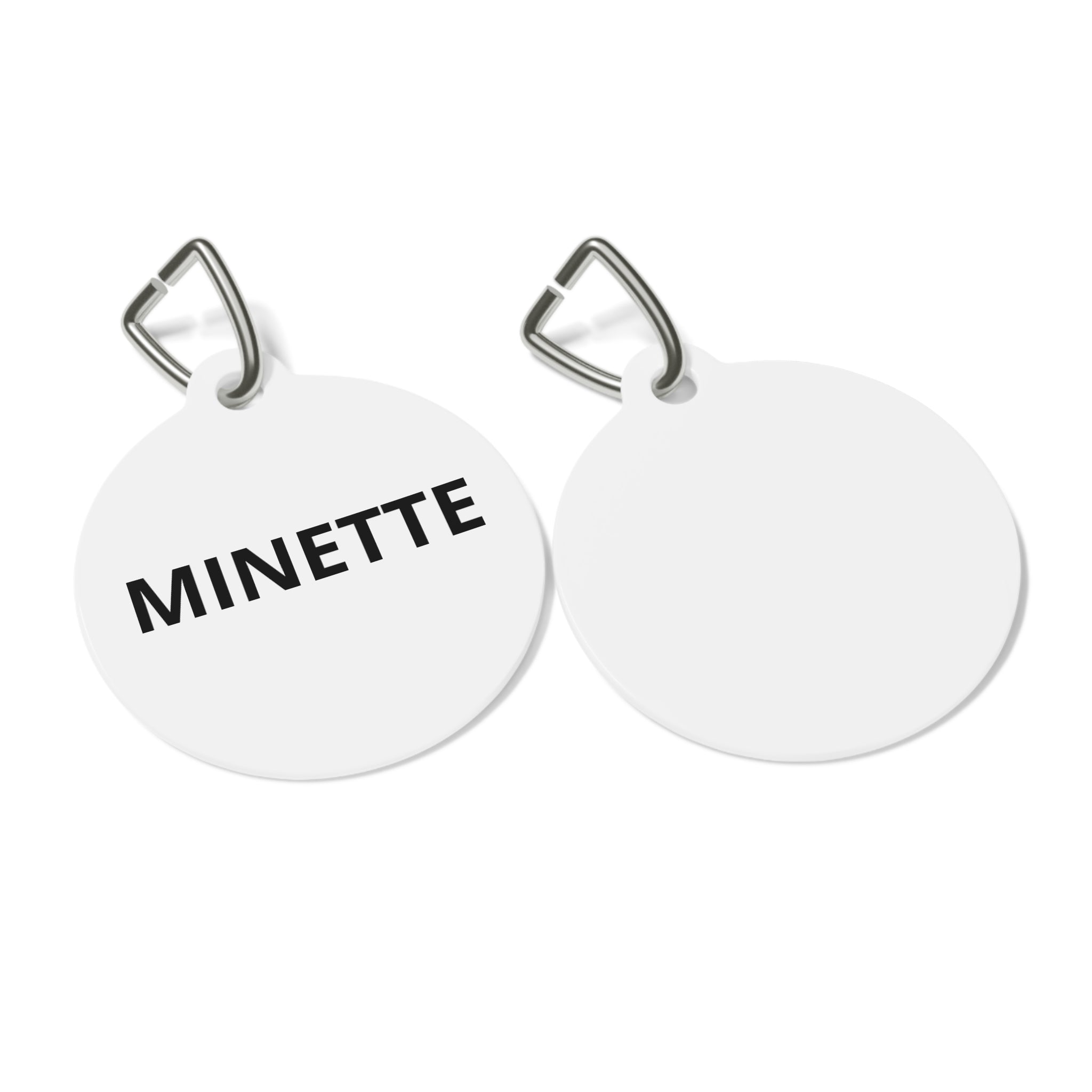 Médaille Chat GRIFFÉ Gravée Personnalisable